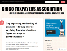 Tablet Screenshot of chicotaxpayers.com